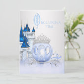 Cinderella Princess Birthday Kaart (Staand voorkant)