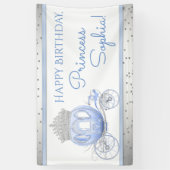 Cinderella Princess Girls Anniversaire Bannière (Vertical)