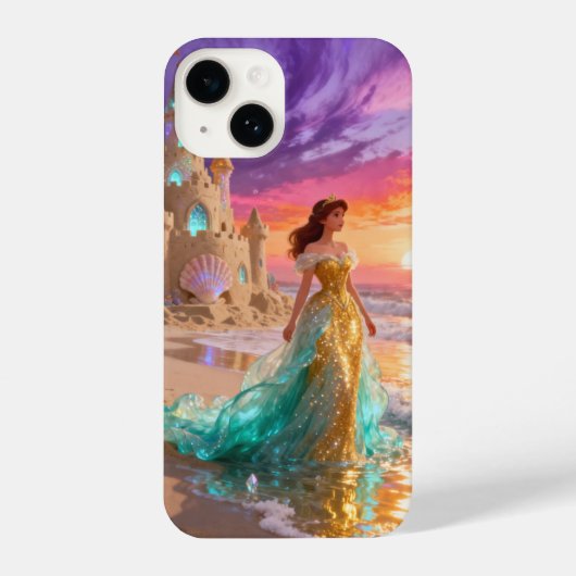 Cinderella Princess iPhone 14 Case – Cute Fairy Ta iPhone Hoesje (Achterkant)