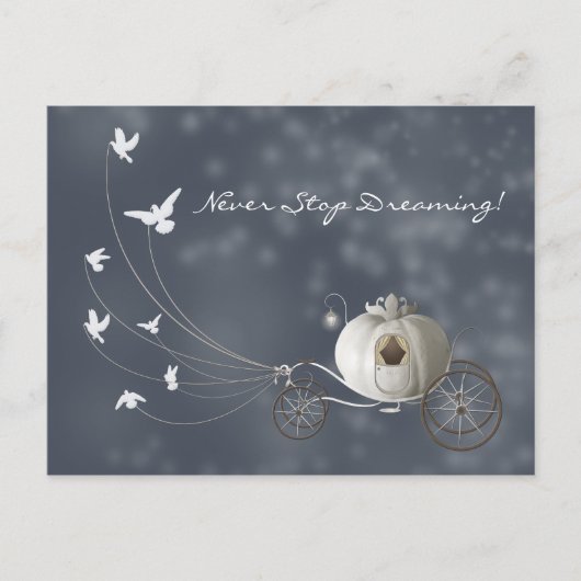 Cinderella Pumpkin Briefkaart (Voorkant)