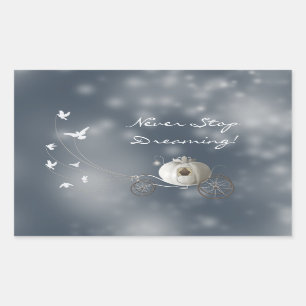 Cinderella Pumpkin Rechthoekige Sticker