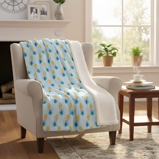 Cinderella Sherpa Blanket Deken