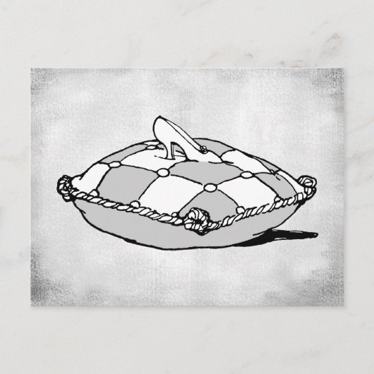 Cinderella Slipper  Art Briefkaart (Voorkant)