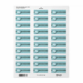 Cinderella Slipper Bewaar de datum Etiket (Full Sheet)