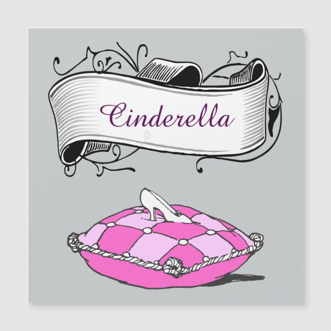 Cinderella Slipper Custom Banner Magnet (Voorkant)
