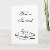 Cinderella Slipper Fairytale Art Invitation person (Devant)