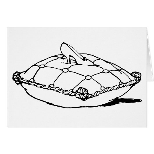 Cinderella Slipper Vintage Fairytale Art (Devant horizontal)