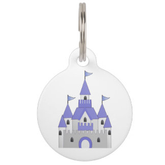 Cinderella's Castle Dog Label Huisdierpenning