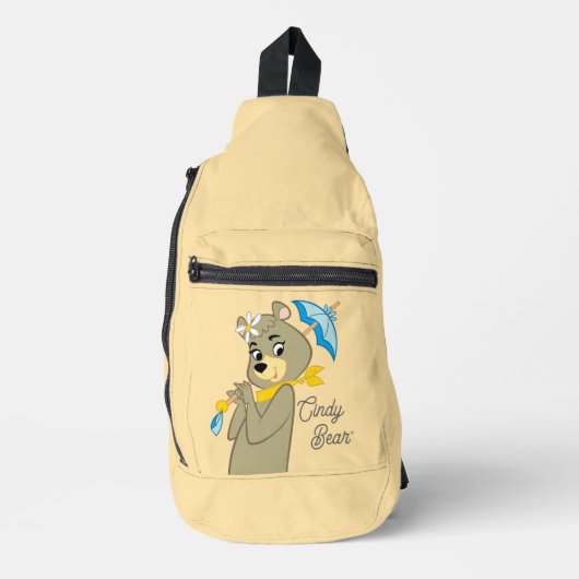 Cindy Beer Holding Parasol Sling Bag (Voorkant)