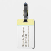 Cindy Beer speelse pose Bagagelabel (Achterkant verticaal)