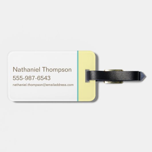 Cindy Beer speelse pose Bagagelabel (Achterkant horizontaal)