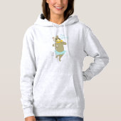 Cindy Beer speelse pose Hoodie (Voorkant)