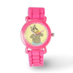Cindy Beer speelse pose Horloge