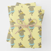 Cindy Beer speelse pose Inpakpapier Vel (In situ)