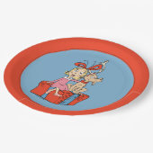 Cindy Lou Who and Max on a Present Papieren Bordje (Gekanteld)