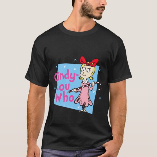Cindy Lou Who Candy Cane  T-shirt (Voorkant)