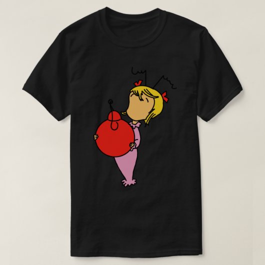 Cindy Lou Who Sticker T-shirt (Design voorkant)