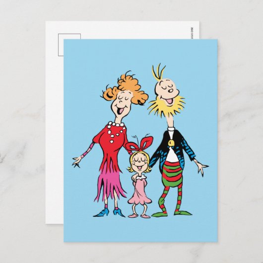Cindy Lou Who's Family Portrait Briefkaart (Voorkant / Achterkant)