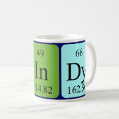 Cindy nom de table périodique tasse (Devant droit)