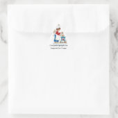Cindy's Baking Angels Stickers! Driehoek Sticker (Tas)