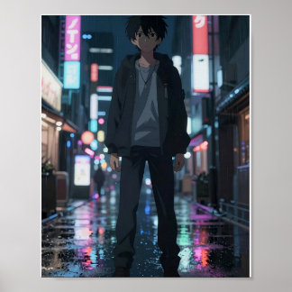 Cine-anime Neon Stad Poster 
