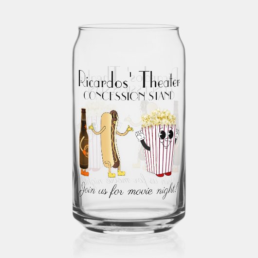 Cinéma Concession Stand Hotdog Popcorn