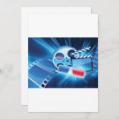 Cinéma Films Invitation (Devant / Derrière)