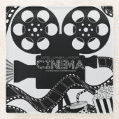 *CINEMA* Glass Onderzetter (Voorkant)
