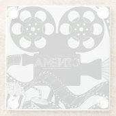 *CINEMA* Glass Onderzetter (Achterkant)