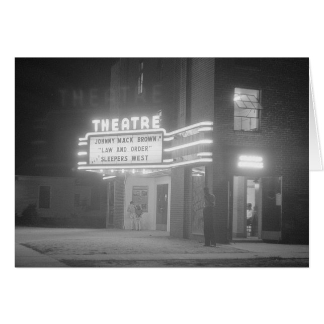 Cinéma la nuit, 1941 (Devant horizontal)