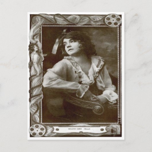  Cinema Lilian Gish Briefkaart (Voorkant)