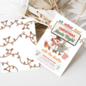 Cinéma Nuit Fête de Noël Invitation