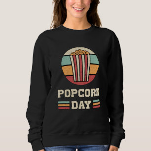 Cinema Popcorn Day Film Snack Pop Film Cadeau Idee Trui
