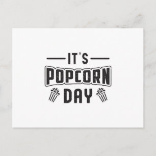 Cinema Popcorn Day Snack Film Pop Film Gift Briefkaart
