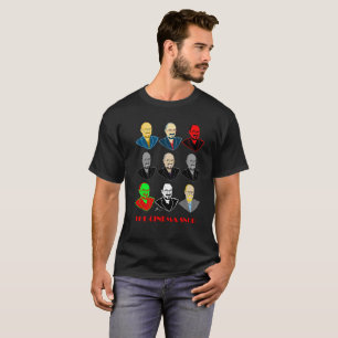 Cinema Snob Faces - Mannen Black T-Shirt