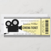 cinema ticket Invitation (Devant)