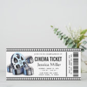 cinema ticket Invitation (Debout devant)