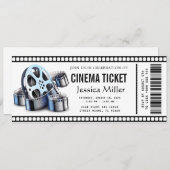 cinema ticket Invitation (Devant / Derrière)