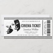 cinema ticket Invitation (Devant)