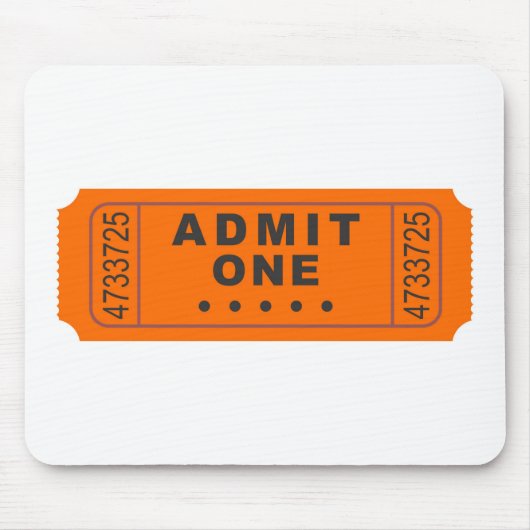 Cinema Ticket Muismat (Voorkant)