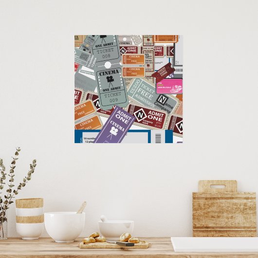 Cinema Ticket's Poster (Keuken)