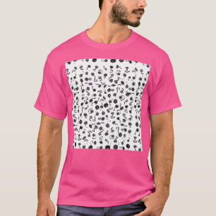 Cinema zwart patroon t-shirt