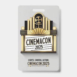 CinemaCon 2025 Badge