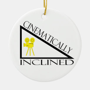 Cinematically Inclined Keramisch Ornament