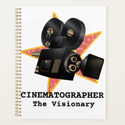 Cinematographer - The Visionary 2024 Planner (Voorkant)
