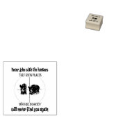 cinghiali e caccia rubberstempel (Gestempeld)