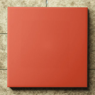 Cinnabar #e44d2e – Bright, Bold, Fiery Red-Orange Tegeltje