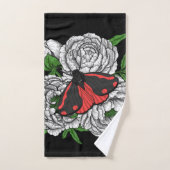 Cinnabar moth (Serviette à main)