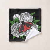 Cinnabar moth (Gant de toilette)