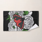 Cinnabar moth (Serviette à main)